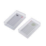 Maxbell Maxbell Acrylic False Eyelash Storage Case Organizer Lash Glue Holder Pallet Set Jade Stone