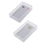 Maxbell Maxbell Acrylic False Eyelash Storage Case Organizer Lash Glue Holder Pallet Set Jade Stone