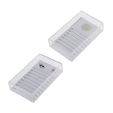 Maxbell Maxbell Acrylic False Eyelash Storage Case Organizer Lash Glue Holder Pallet Set Jade Stone