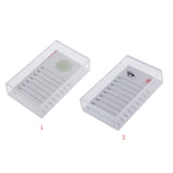 Maxbell Maxbell Acrylic False Eyelash Storage Case Organizer Lash Glue Holder Pallet Set Jade Stone