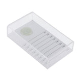 Maxbell Maxbell Acrylic False Eyelash Storage Case Organizer Lash Glue Holder Pallet Set Jade Stone