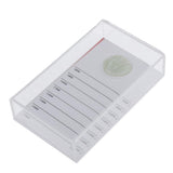 Maxbell Maxbell Acrylic False Eyelash Storage Case Organizer Lash Glue Holder Pallet Set Jade Stone
