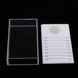 Maxbell Maxbell Acrylic False Eyelash Storage Case Organizer Lash Glue Holder Pallet Set Jade Stone