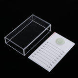 Maxbell Maxbell Acrylic False Eyelash Storage Case Organizer Lash Glue Holder Pallet Set Jade Stone