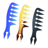 Maxbell Maxbell Pro Double-sided Wide Tooth Oily Hair Comb Styling Hair Lift Comb Amber