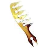 Maxbell Maxbell Pro Double-sided Wide Tooth Oily Hair Comb Styling Hair Lift Comb Amber