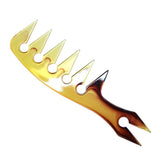 Maxbell Maxbell Pro Double-sided Wide Tooth Oily Hair Comb Styling Hair Lift Comb Amber