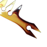 Maxbell Maxbell Pro Double-sided Wide Tooth Oily Hair Comb Styling Hair Lift Comb Amber