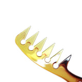 Maxbell Maxbell Pro Double-sided Wide Tooth Oily Hair Comb Styling Hair Lift Comb Amber