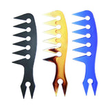 Maxbell Maxbell Pro Double-sided Wide Tooth Oily Hair Comb Styling Hair Lift Comb Amber