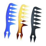 Maxbell Maxbell Pro Double-sided Wide Tooth Oily Hair Comb Styling Hair Lift Comb Amber