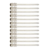 Maxbell Maxbell 12X Steel Hairdressing Sectioning Clamps Salon Hair Styling Duck Clips Grips