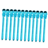 Maxbell Maxbell 14pcs Duckbill Clips 3.5'' Curling Clip Grips for Hair Styling Makeup Blue