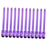 Maxbell Maxbell 14pcs Duckbill Clips 3.5'' Curling Clip Grips for Hair Styling Makeup Purple