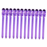Maxbell Maxbell 14pcs Duckbill Clips 3.5'' Curling Clip Grips for Hair Styling Makeup Purple