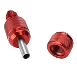 Maxbell Maxbell Aluminum Alloy Auto Lock Cartridge Tattoo Grip Tube Tattoo Handle Bar Red