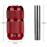 Maxbell Maxbell Aluminum Alloy Auto Lock Cartridge Tattoo Grip Tube Tattoo Handle Bar Red