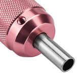 Maxbell Maxbell Aluminum Alloy Auto Lock Cartridge Tattoo Grip Tube Tattoo Handle Bar Pink