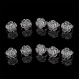 Maxbell Maxbell 50PCS Clear Rose Display Ring For False Nail Art Polish UV Gel Tips Showing