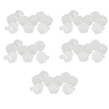 Maxbell Maxbell 50PCS Clear Rose Display Ring For False Nail Art Polish UV Gel Tips Showing