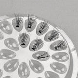 Maxbell Maxbell 10x Disposable Eyelash Extension Glue Holder Tray False Lashes Pallet Clear