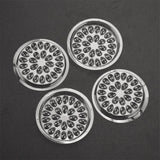 Maxbell Maxbell 10x Disposable Eyelash Extension Glue Holder Tray False Lashes Pallet Clear