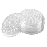 Maxbell Maxbell 10x Disposable Eyelash Extension Glue Holder Tray False Lashes Pallet Clear