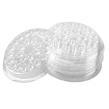 Maxbell Maxbell 10x Disposable Eyelash Extension Glue Holder Tray False Lashes Pallet Clear