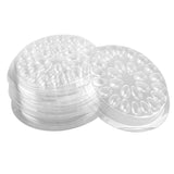 Maxbell Maxbell 10x Disposable Eyelash Extension Glue Holder Tray False Lashes Pallet Clear