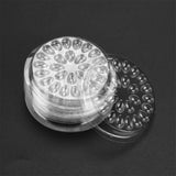 Maxbell Maxbell 10x Disposable Eyelash Extension Glue Holder Tray False Lashes Pallet Clear