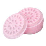 Maxbell Maxbell 10x Disposable Eyelash Extension Glue Holder Tray False Lashes Pallet Pink