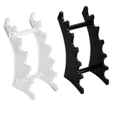 Maxbell Maxbell Acrylic Nail Pen Makeup Brush Eyebrow Pencil Shelf Display Rack Holder Black