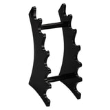 Maxbell Maxbell Acrylic Nail Pen Makeup Brush Eyebrow Pencil Shelf Display Rack Holder Black