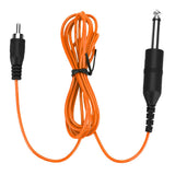 Maxbell Maxbell Tattoo Power Supply Silicone RCA Connector Clip Cord Tattoo Hook Line Orange 2