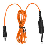 Maxbell Maxbell Tattoo Power Supply Silicone RCA Connector Clip Cord Tattoo Hook Line Orange 2