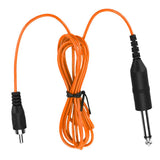 Maxbell Maxbell Tattoo Power Supply Silicone RCA Connector Clip Cord Tattoo Hook Line Orange 2