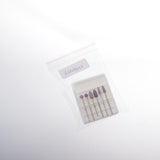 Maxbell Maxbell 6pcs Diamond Nail Art Drill Bits Brush Set Manicure Polishing Head 3/32'' 01