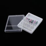 Maxbell Maxbell 6pcs Diamond Nail Art Drill Bits Brush Set Manicure Polishing Head 3/32'' 01