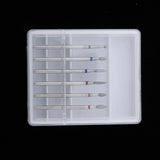 Maxbell Maxbell 6pcs Diamond Nail Art Drill Bits Brush Set Manicure Polishing Head 3/32'' 05