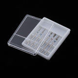 Maxbell Maxbell 6pcs Diamond Nail Art Drill Bits Brush Set Manicure Polishing Head 3/32'' 09