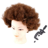 Maxbell Barber Hairdressing Hair Mannequin Practice Training Head w/ Holder Clamp M