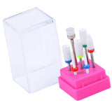 Maxbell Maxbell 8X Nail Drill Bits Grinding Heads Manicure Pedicure Tools with Storage Case