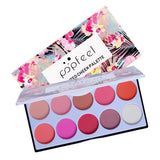 Maxbell Maxbell Blusher Palette 10 Color Makeup Face Cheek Matte Powder Blush Pallet Without Brush