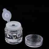 Maxbell Empty Loose Powder Case w/ Sifter Refillable Eyeshadow Blusher Jars 3ml 10x