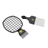 Maxbell Maxbell 2 In 1 Afro Twist Hair Comb DIY Styling Hair Pick Lift Twist Wave Curl Comb