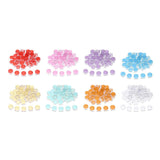 Maxbell Maxbell 50x Empty Round Makeup Jar Pot Travel Cream Powder Cosmetic Container 5g Red