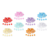 Maxbell Maxbell 50x Empty Round Makeup Jar Pot Travel Cream Powder Cosmetic Container 5g Red