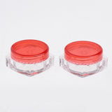 Maxbell Maxbell 50x Empty Round Makeup Jar Pot Travel Cream Powder Cosmetic Container 5g Red