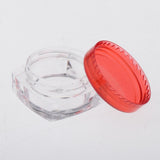 Maxbell Maxbell 50x Empty Round Makeup Jar Pot Travel Cream Powder Cosmetic Container 5g Red