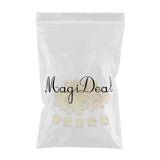 Maxbell Maxbell 50x Empty Round Makeup Jar Pot Travel Cream Powder Cosmetic Container 5g Yellow